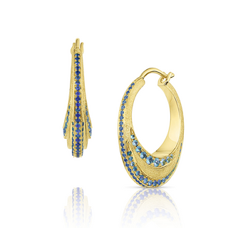 COLOR WAVE SHORT HUGGIES - Blue Sapphires