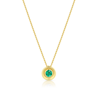 Emerald Birthstone Necklace