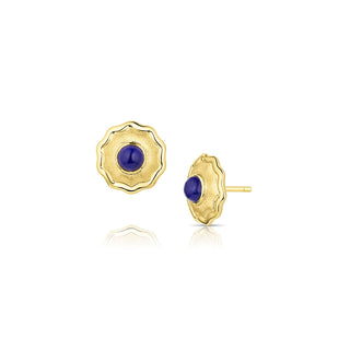 SO WAVY STUDS - Lapis