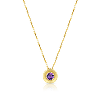 Amethyst Birthstone Necklace