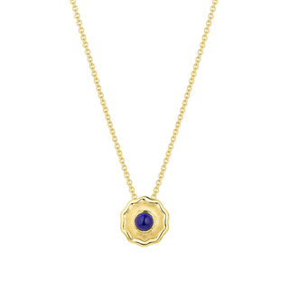 So Wavy Lapis Necklace