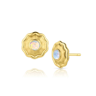 SO WAVY STUDS - Opal