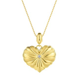 SO WAVY HEART PENDANT NECKLACE