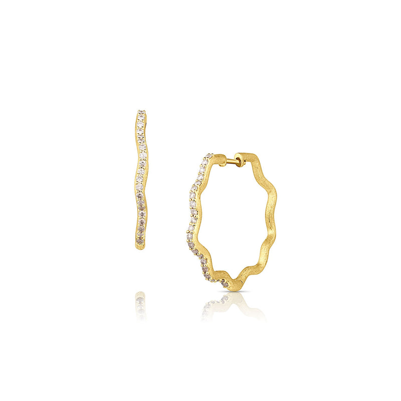 SO WAVY STARDUST HOOPS