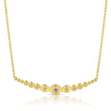 STARDUST BEZEL GRADUATED NECKLACE