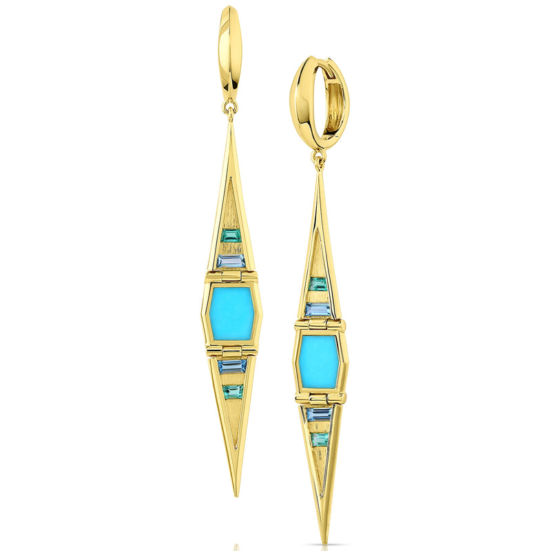 HINGED SWING EARRINGS