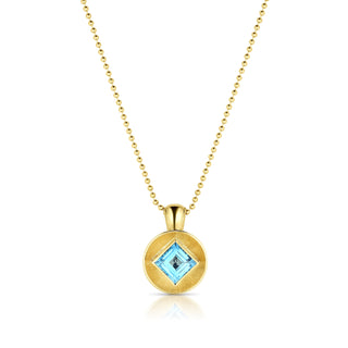 JUMBO BEZEL PENDANT NECKLACE