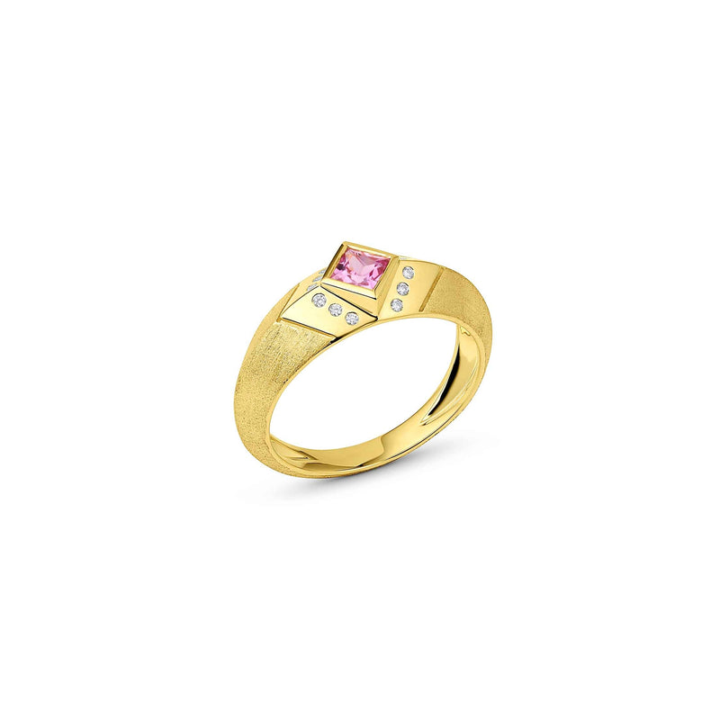KNIFE EDGE SIGNET RING