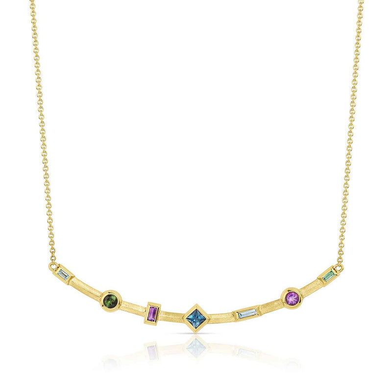 CURVED BAR NECKLACE