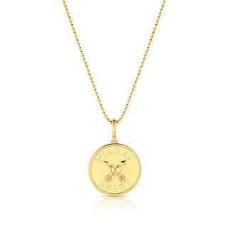 WILD AT HEART GOLD MEDALLION CHARM